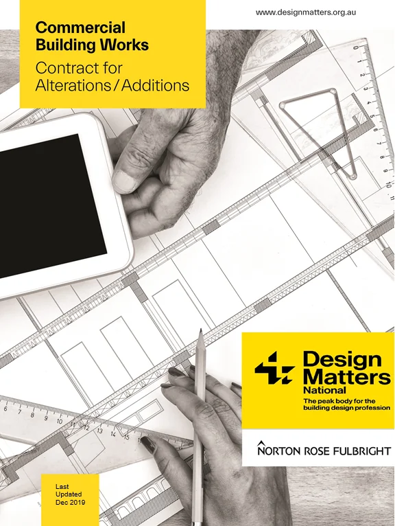 Commercial Alterations and Additions Contract and User Guide